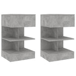 Nachtkastjes 40X35X65 Cm Bewerkt Hout Eiken