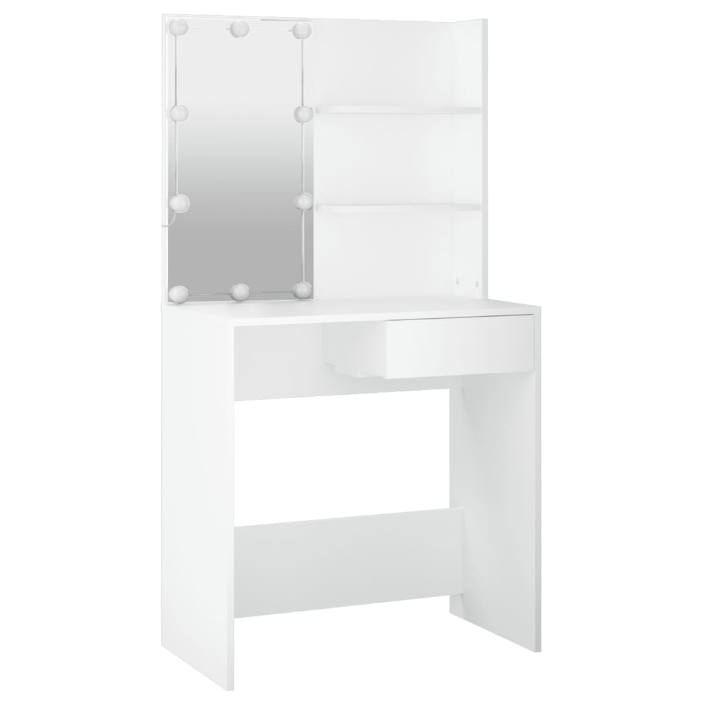Kaptafel Met Led-Verlichting 74,5X40X141 Cm