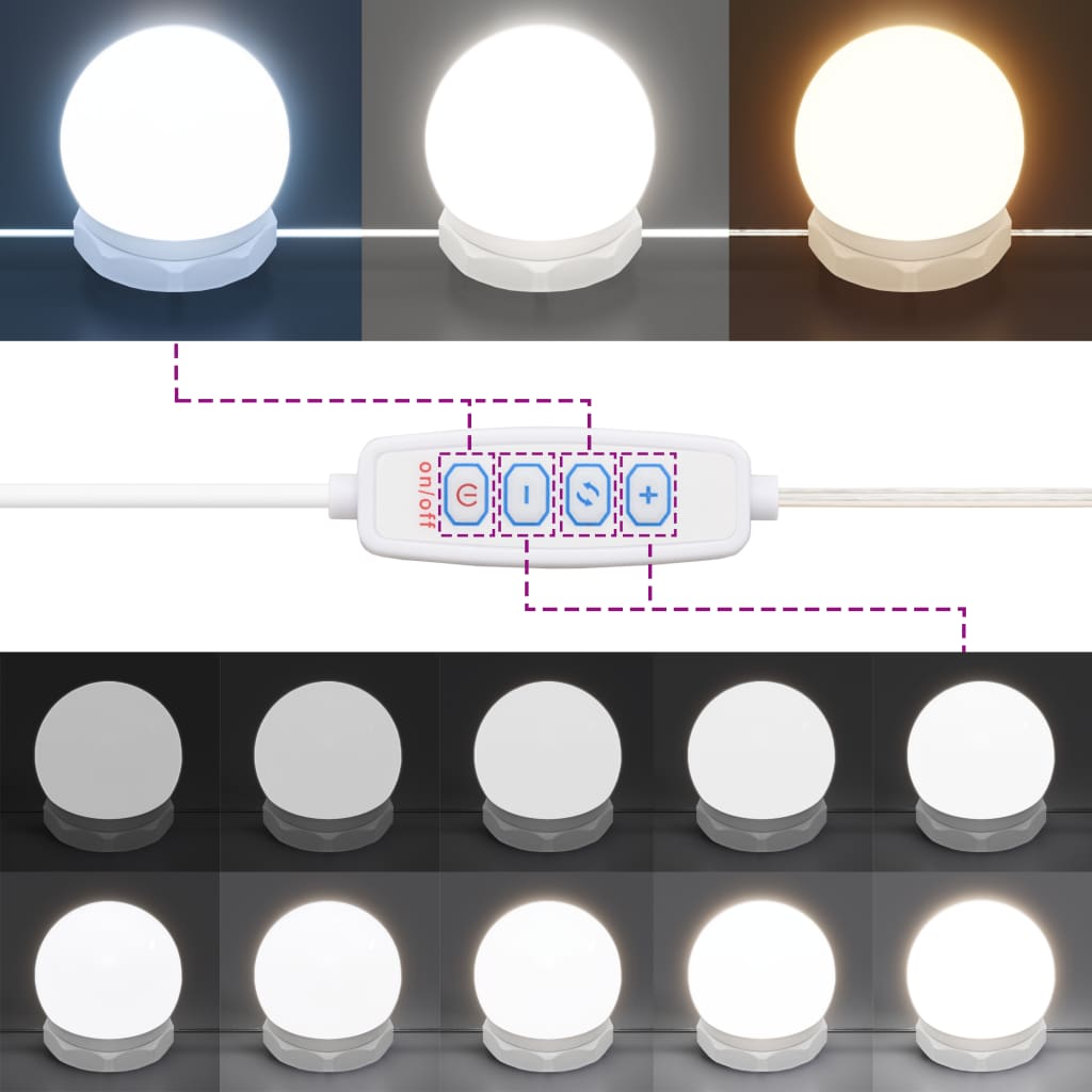 Kaptafel Met Led-Verlichting 74,5X40X141 Cm