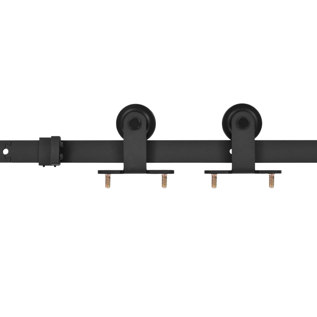 Schuifdeur Met Beslag 76X205 Cm Aluminium En Esg-Glas
