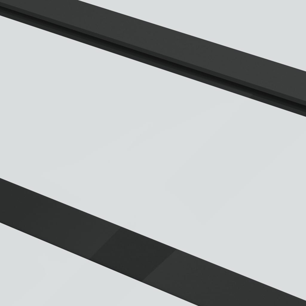 Schuifdeur Met Beslag 76X205 Cm Aluminium En Esg-Glas