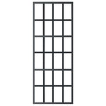 Schuifdeur Met Beslag 76X205 Cm Aluminium En Esg-Glas