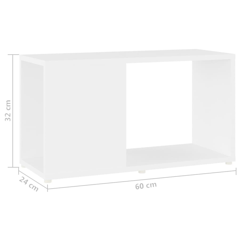 Tv-Meubel 60X24X32 Cm Bewerkt Hout