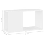 Tv-Meubel 60X24X32 Cm Bewerkt Hout