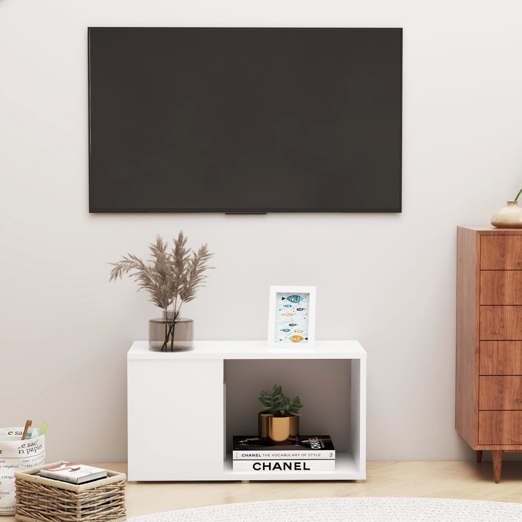 Tv-Meubel 60X24X32 Cm Bewerkt Hout