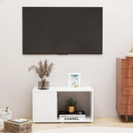 Tv-Meubel 60X24X32 Cm Bewerkt Hout