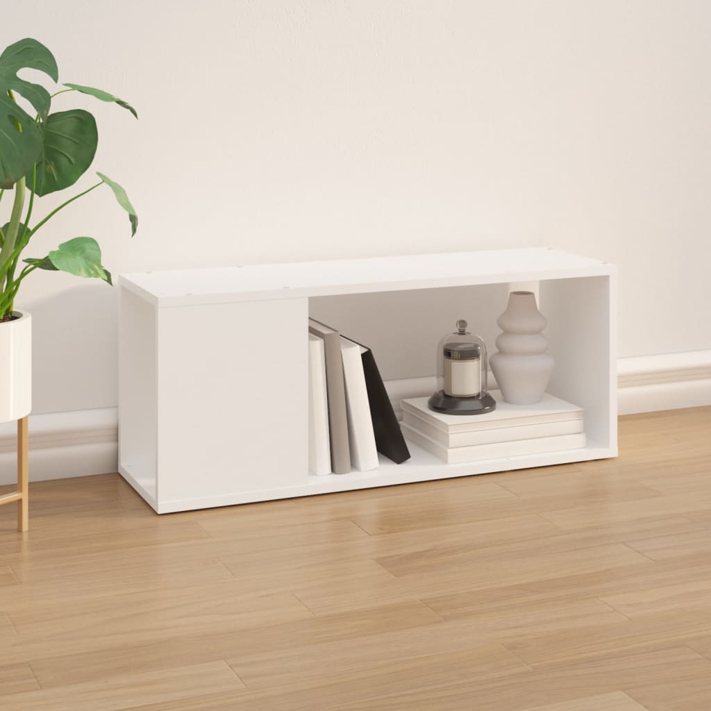 Tv-Meubel 80X24X32 Cm Bewerkt Hout