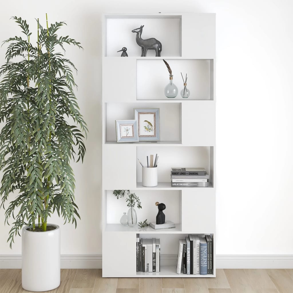 Boekenkast/Kamerscherm 80X24X186 Cm Bewerkt Hout