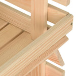 Groentetrolley Massief Grenenhout