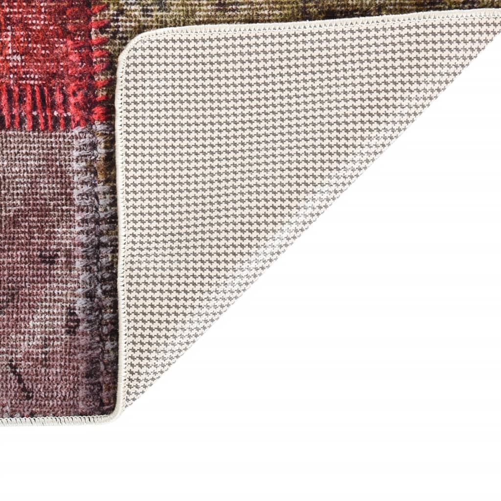 Vloerkleed Wasbaar Anti-Slip Meerkleurig Patchwork