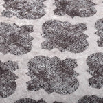 Vloerkleed Wasbaar Anti-Slip Meerkleurig Grijs En Wit