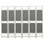 Kamerscherm Met 3 Panelen Stof Grijs