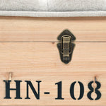 Opbergbank 110 Cm Massief Vurenhout