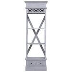 Hoge Kast Massief Mahoniehout