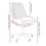 Eetkamerstoelen Draaibaar Stof