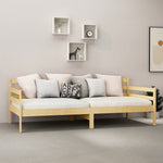 Slaapbank Met Matras Massief Grenenhout 90X200 Cm