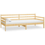 Slaapbank Met Matras Massief Grenenhout 90X200 Cm