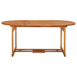 -Delige Tuinset Massief Acaciahout Bruin