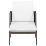 Ligbedden 2 St Met Tafel Poly Rattan