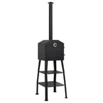 Pizzaoven Houtskool Met 2 Vuurkleistenen