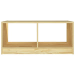 809906Salontafel 75X50X33,5 Cm Massief Hout Grenen