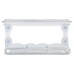 Vogelvoederbakken Voor Raam 2 St 30X12X15 Cm Acryl Antraciet