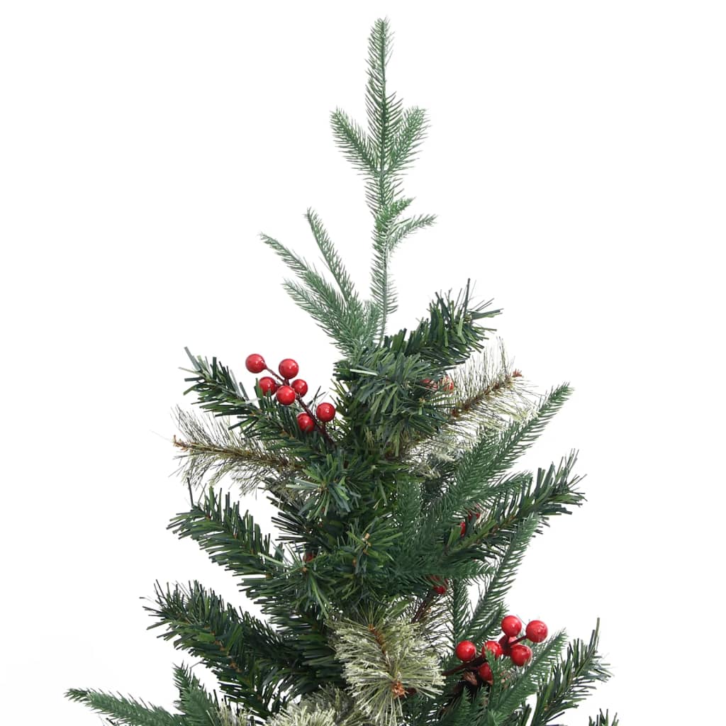 Kerstboom Met Dennenappels 120 Cm Pvc En Pe Groen