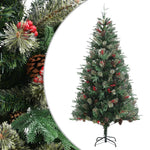 Kerstboom Met Dennenappels 120 Cm Pvc En Pe Groen