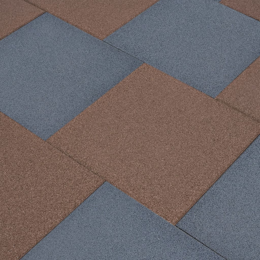 Valtegels 12 St 50X50X3 Cm Rubber