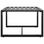 3-Delige Loungeset Met Kussens Aluminium Antracietkleurig