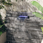 Watervaloverlaat Met Rgb Led's 30 Cm Acryl