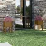 Plantenbak 40X40X70 Cm Massief Grenenhout