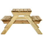 Picknicktafel Met Banken Geïmpregneerd Grenenhout