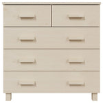 Dressoir Hamar 79X40X80 Cm Massief Grenenhout