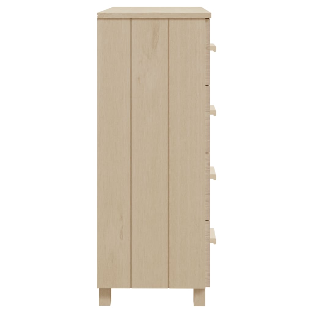 Dressoir Hamar 79X40X103,5 Cm Massief Grenenhout