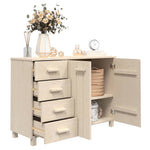 Dressoir Hamar 113X40X80 Cm Massief Grenenhout