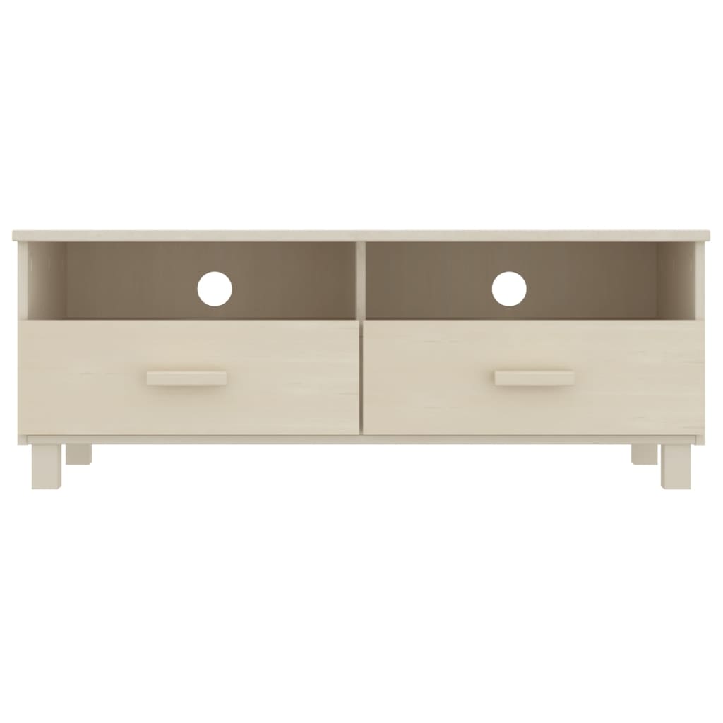 Tv-Meubel Hamar 06X40X40 Cm Massief Grenenhout