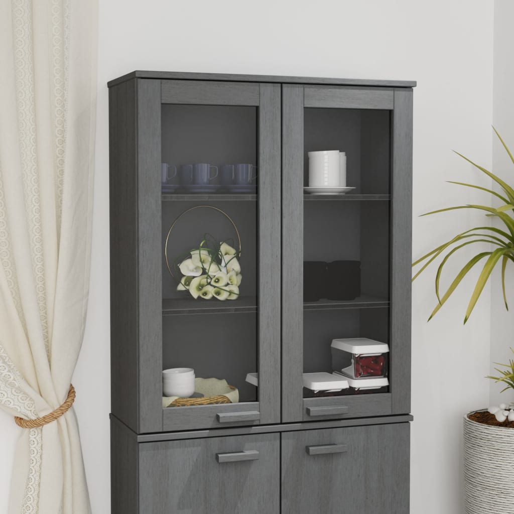 Opzetkast Hamar 85X35X100 Cm Massief Grenenhout