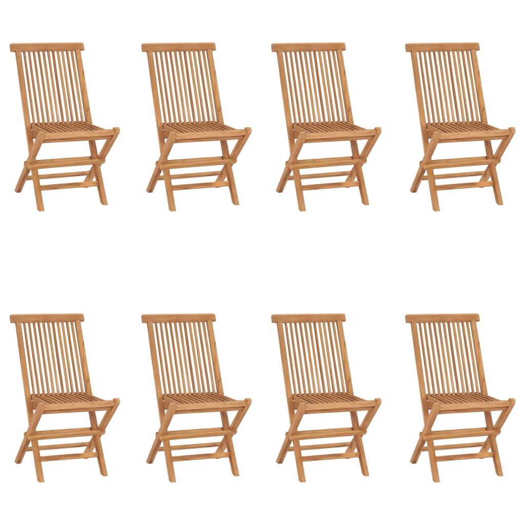 Tuinstoelen 6 St Inklapbaar Massief Teakhout