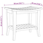 Badkamertafel 50X35X45 Cm Massief Teakhout