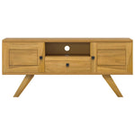 Tv-Meubel 110X30X50 Cm Massief Teakhout Bruin