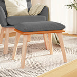 Voetenbank 45X29,5X35 Cm Stof En Kunstleer