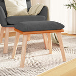 Voetenbank 45X29,5X35 Cm Stof En Kunstleer