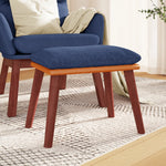Voetenbank 45X29,5X35 Cm Stof En Kunstleer