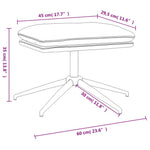 Voetenbank 60X60X35 Cm Stof