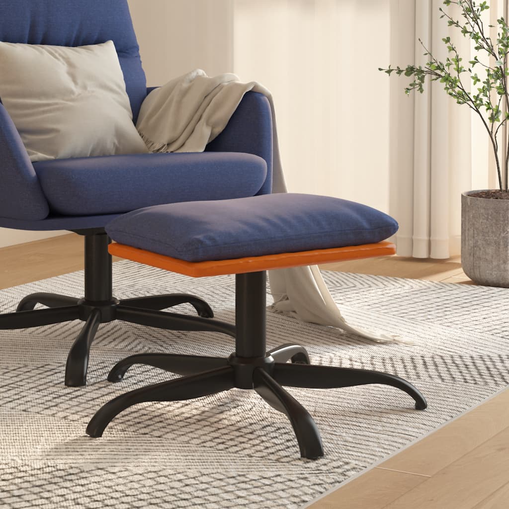 Voetenbank 60X60X36 Cm Stof En Kunstleer