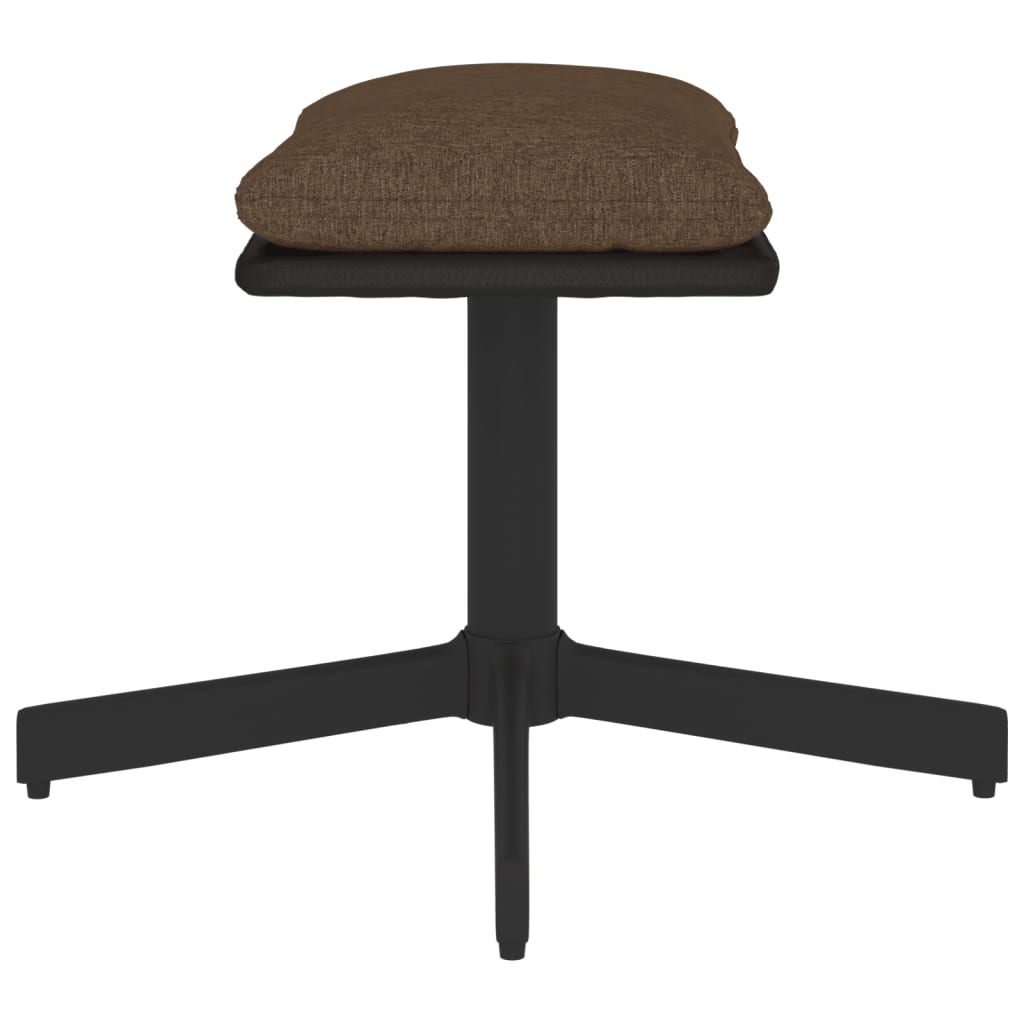 Voetenbank 60X60X36 Cm Stof En Kunstleer