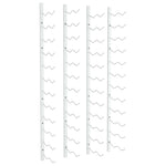 Wijnrekken 2 St Wandmontage Voor 24 Flessen Ijzer Wit