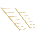 Wijnrekken Voor 7 Flessen Wandmontage Metaal Kleurig