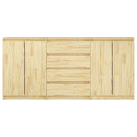 Bijzetkasten 3 St Massief Grenenhout